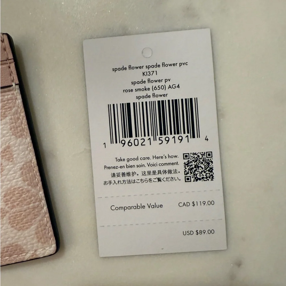 Kate Spade Flower Small Slim Card Holder (NWT) - Picture 4 of 6